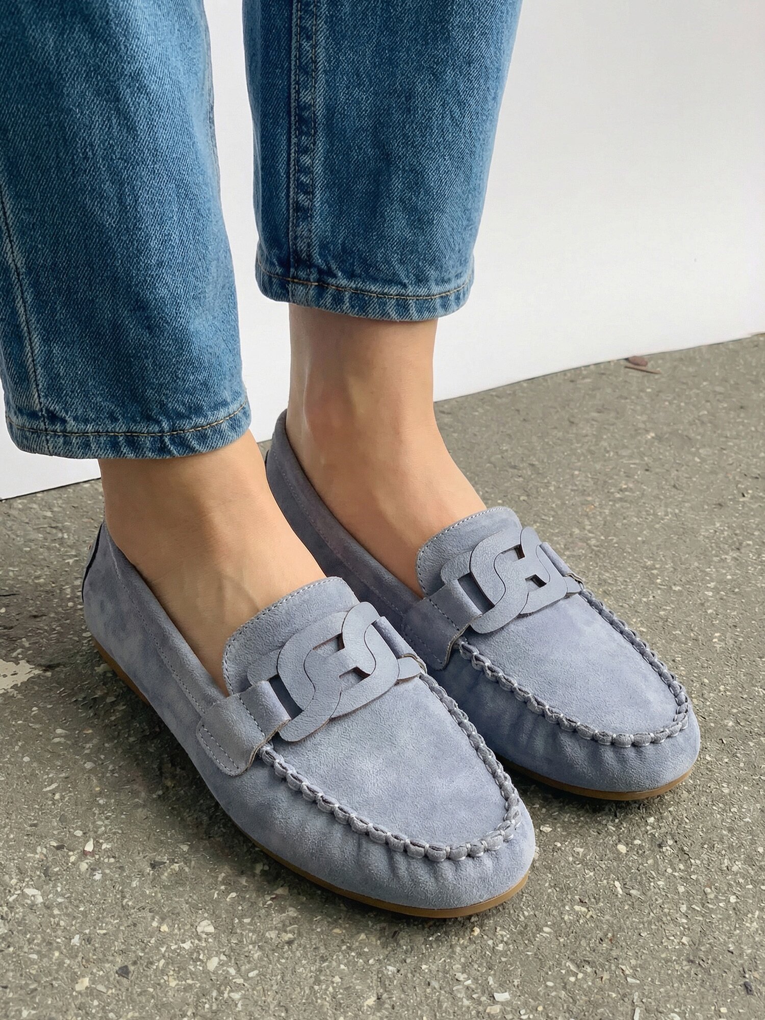 [바바단독] 아벨라 스웨이드 몰드 로퍼 2cm