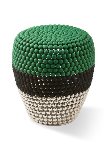 폴스포텐 STRIPED DOT STOOL _GREEN combi