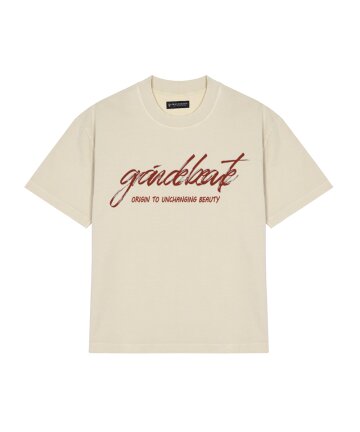 BRUSHED PIGMENT T-SHIRT [BEIGE]