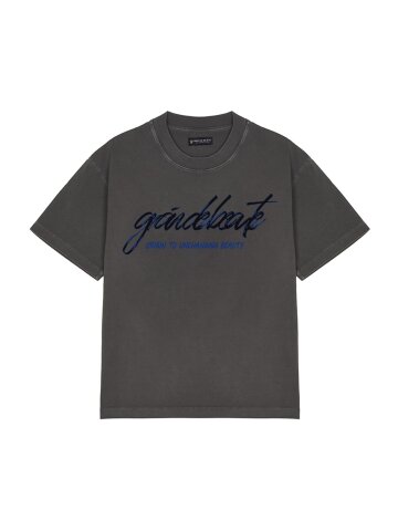 BRUSHED PIGMENT T-SHIRT [CHARCOAL]