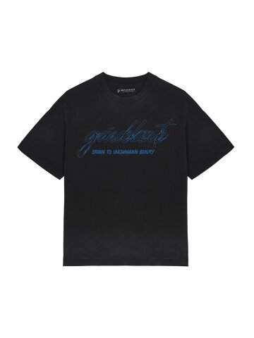 BRUSHED PIGMENT T-SHIRT [BLACK]