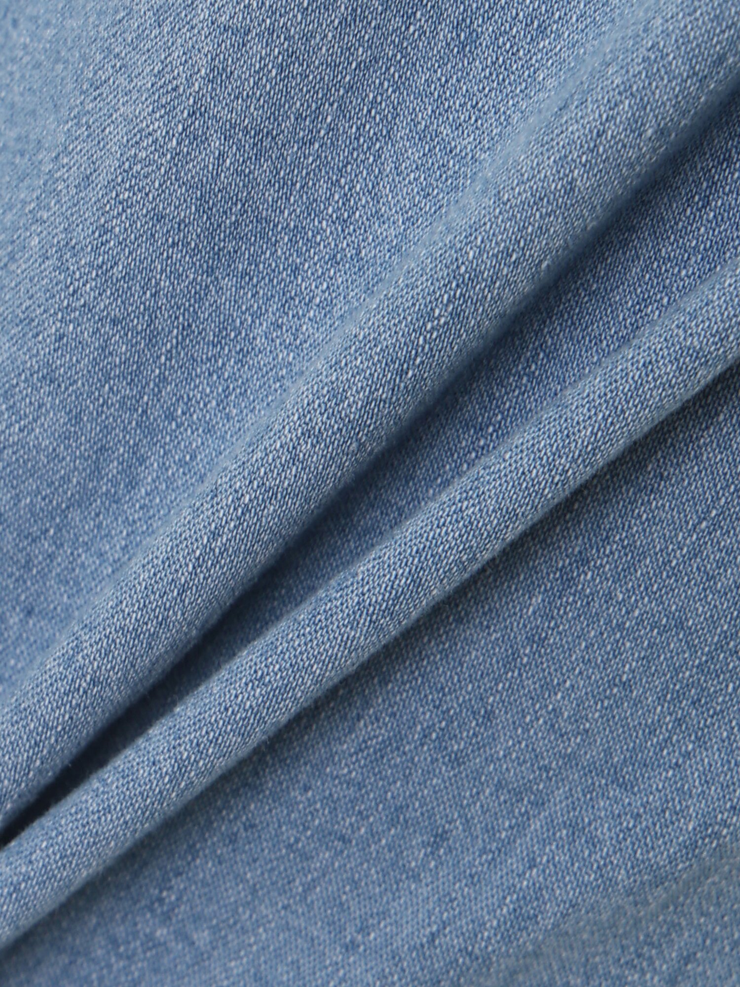 워싱 슬림 부츠컷 히든밴딩 데님팬츠 (LIGHT BLUE)