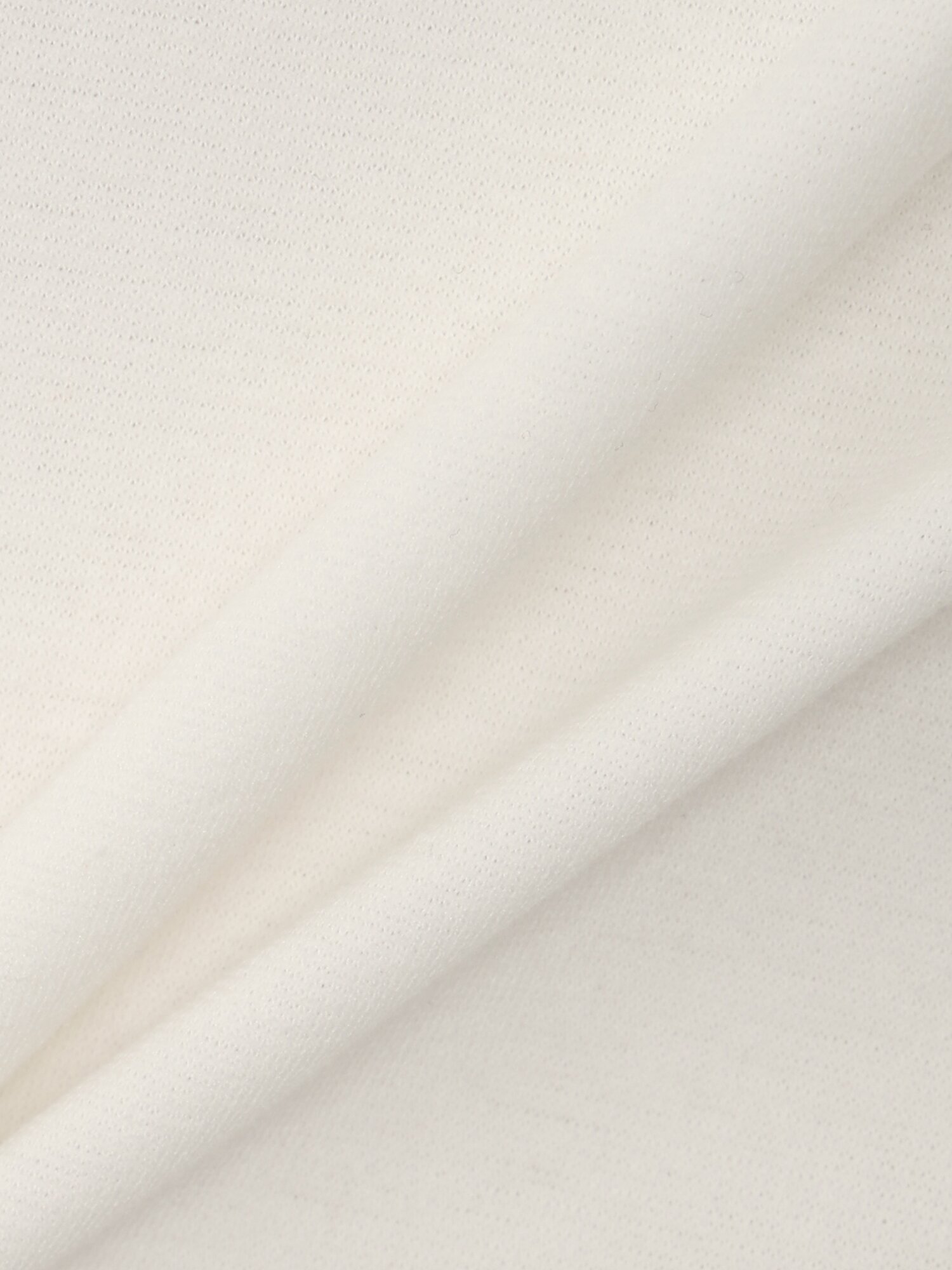 슬림 절개 자수 라운드넥 티셔츠 (WHITE)