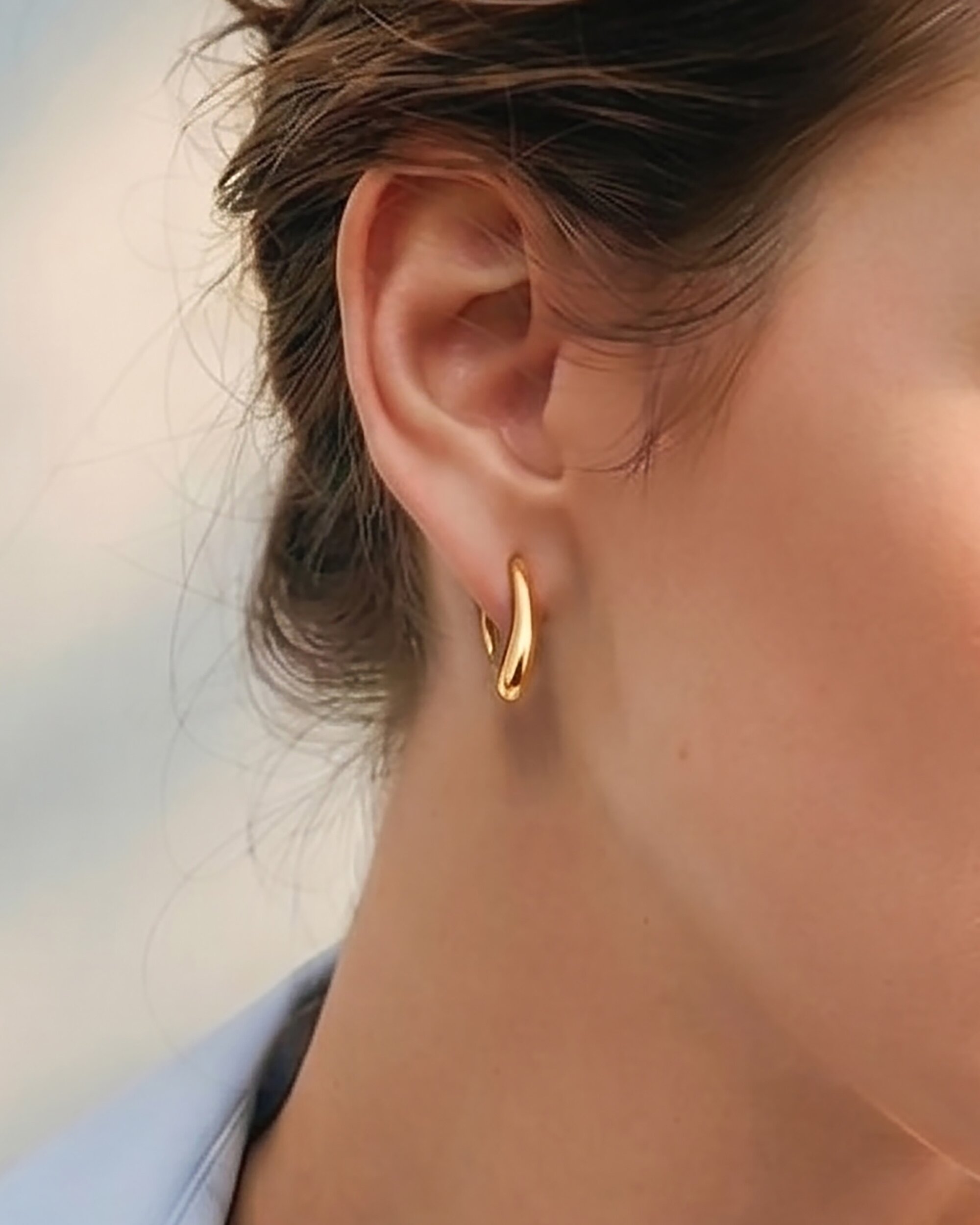 [컨젠] Dewdrop Fluid Earrings 듀드롭 플루이드 이어링