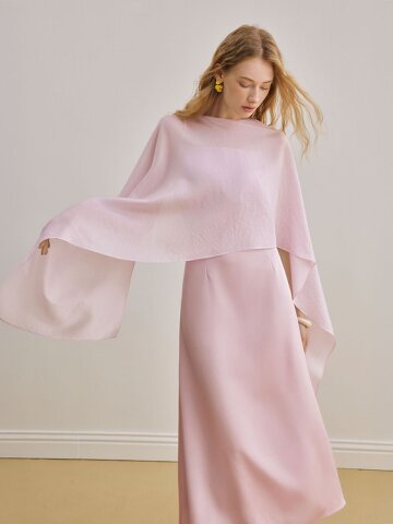 YY_High-end shawl dress