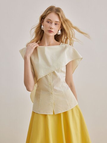 YY_Temperament waist swing top