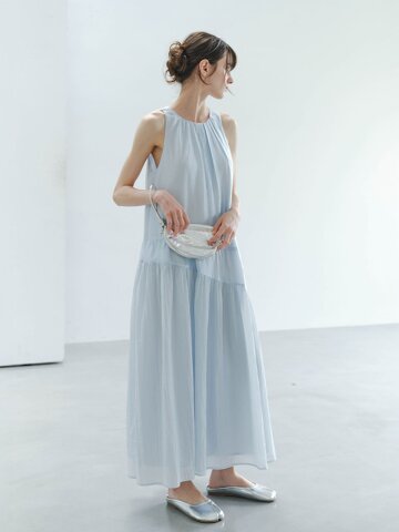 TG_Back ribbon sleeveless dress_2color