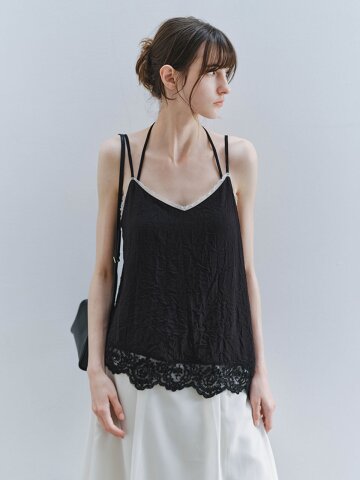 TG_Soft lace sleeveless top_2color