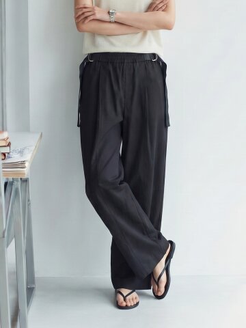MET wide cotton pants white