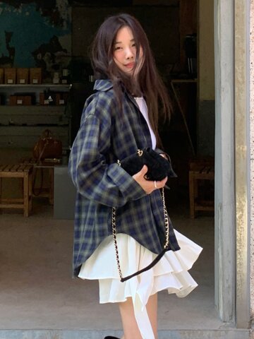 러스크 체크 셔츠_PJSH260401
