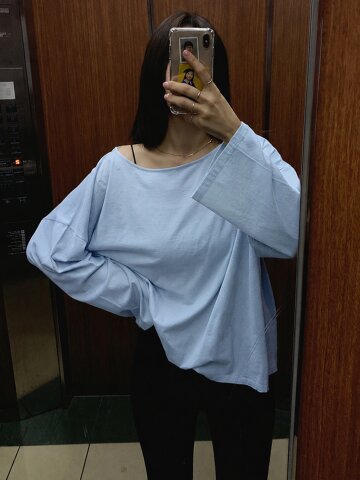 케어 보트넥 긴팔 티셔츠_PJTS260406