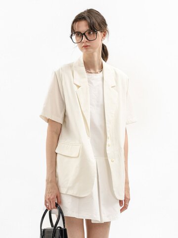 WD_Half sleeve tailored jacket_2color