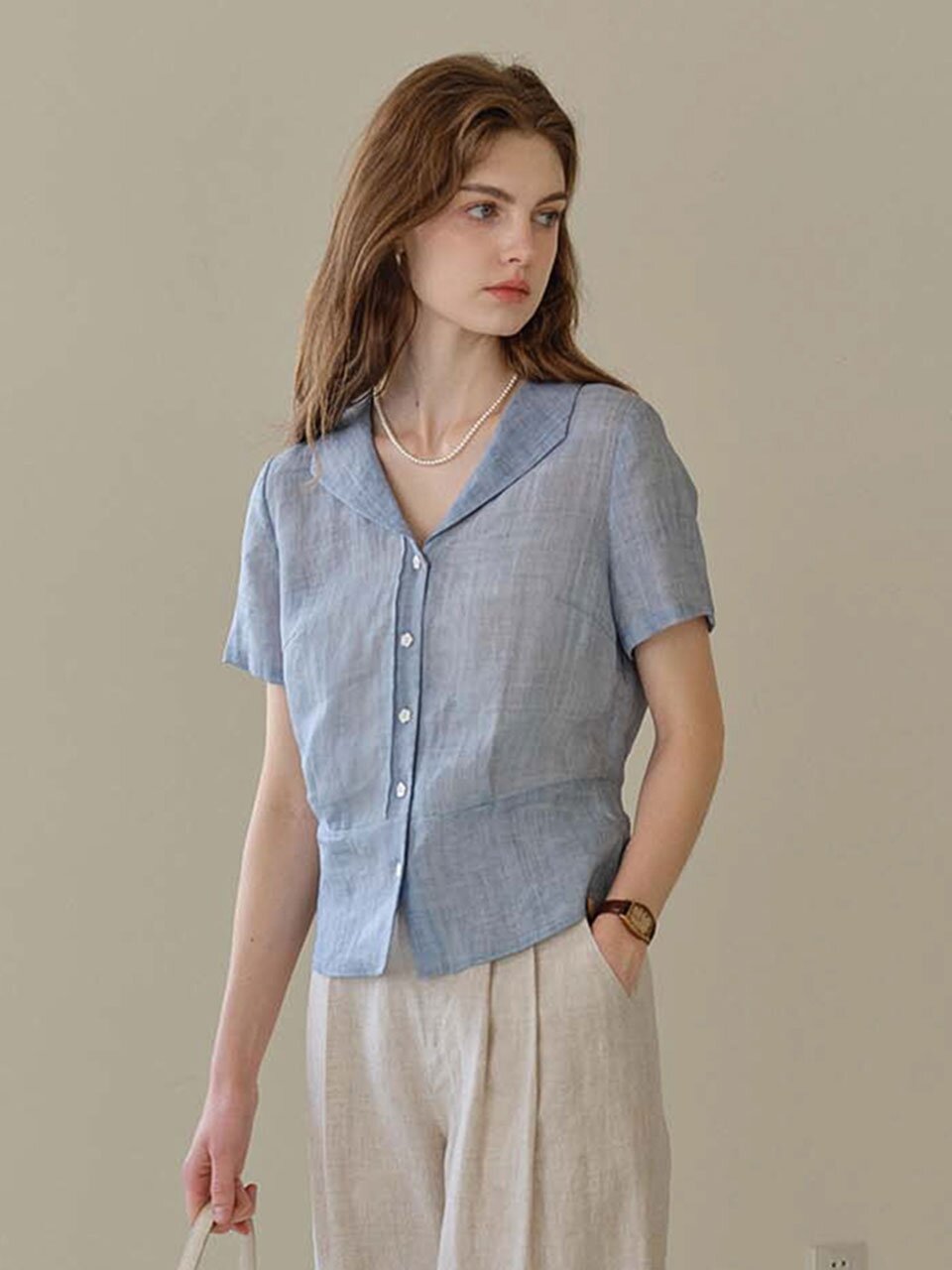 SR_Fermented washed blouse