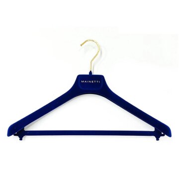 메이네티 프리미엄 벨벳 상하의 옷걸이 1P (Navy)