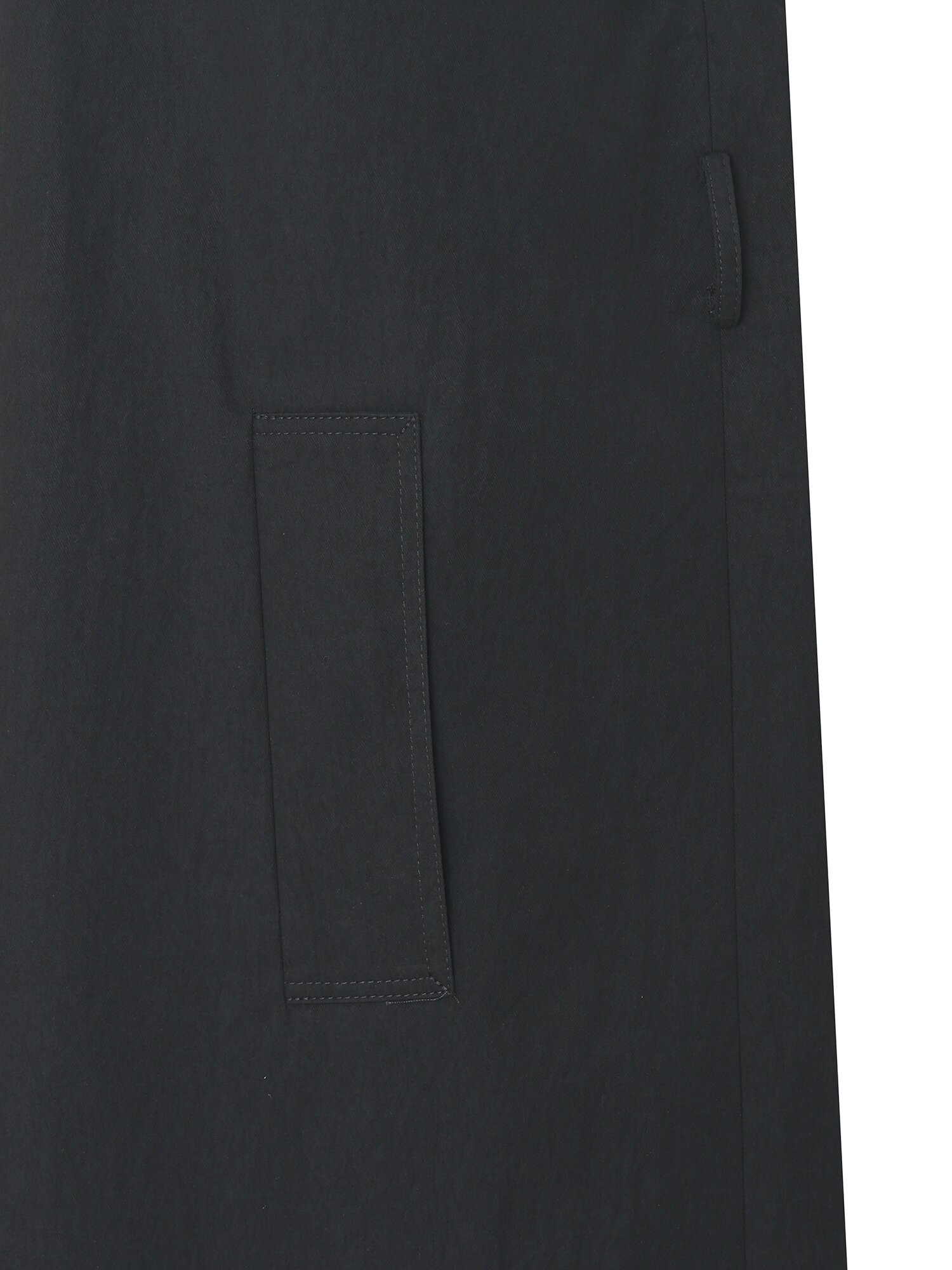 싱글 칼라 래글런 트렌치 코트 (NAVY)