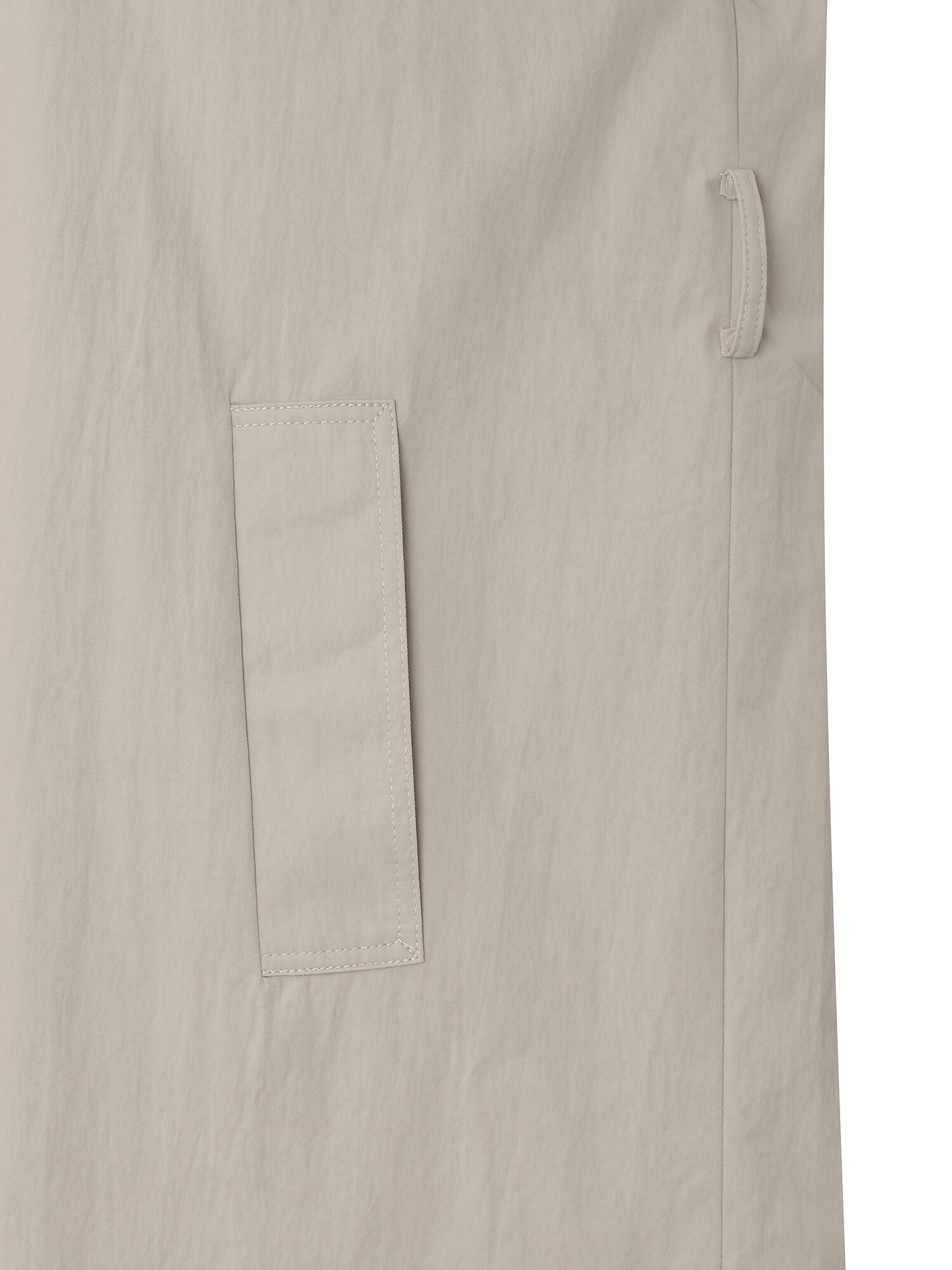 싱글 칼라 래글런 트렌치 코트 (BEIGE)