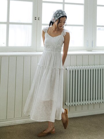 LS_Smocking tiered dress_2color