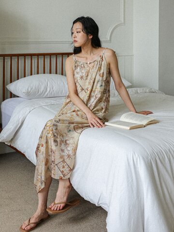 LS_Ethnic patchwork maxi dress_BEIGE
