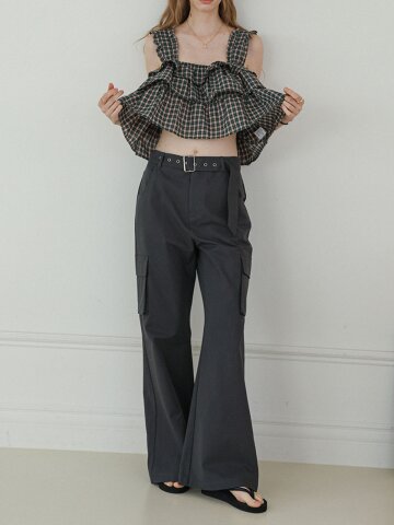 DD_Cargo wide pants_CHARCOAL