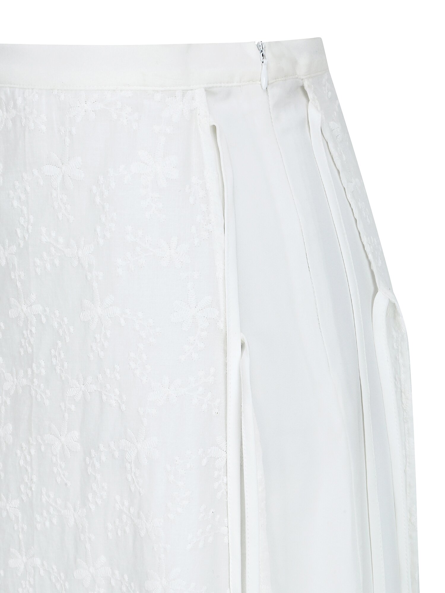 레이스 랩 A라인 스커트 (WHITE)