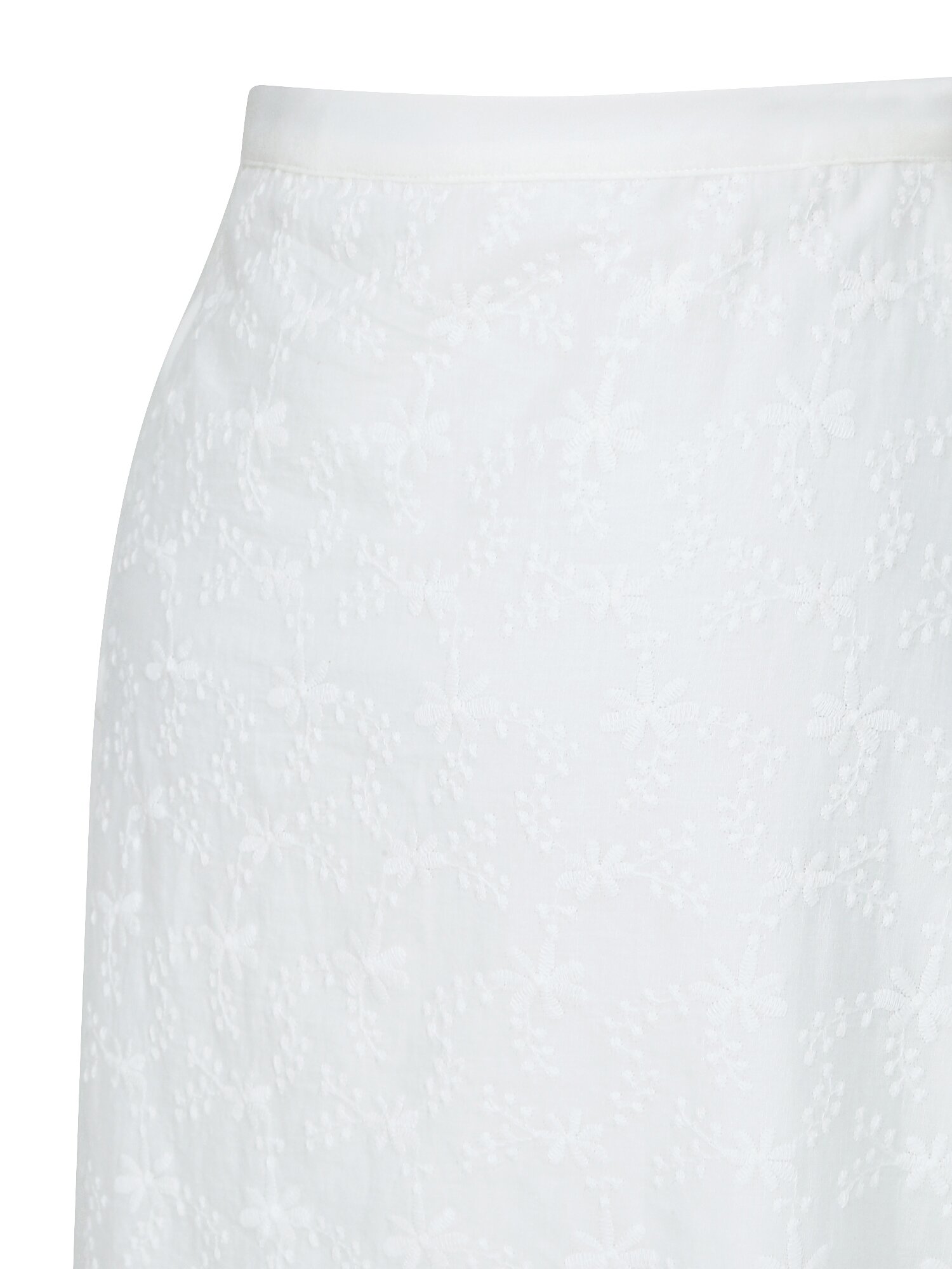 레이스 랩 A라인 스커트 (WHITE)