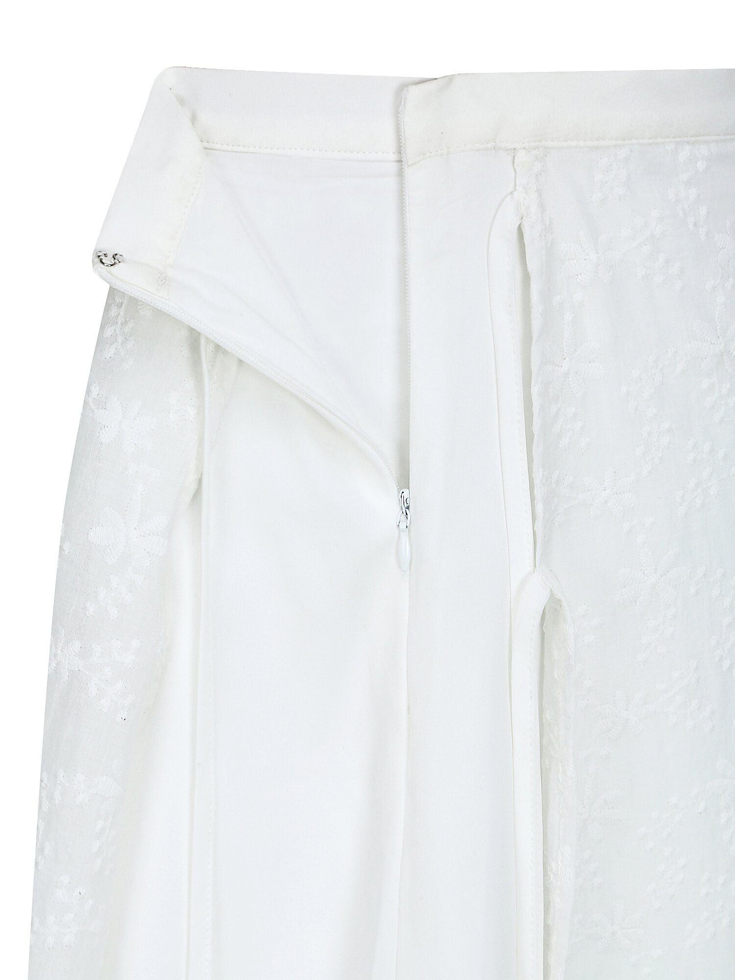 레이스 랩 A라인 스커트 (WHITE)