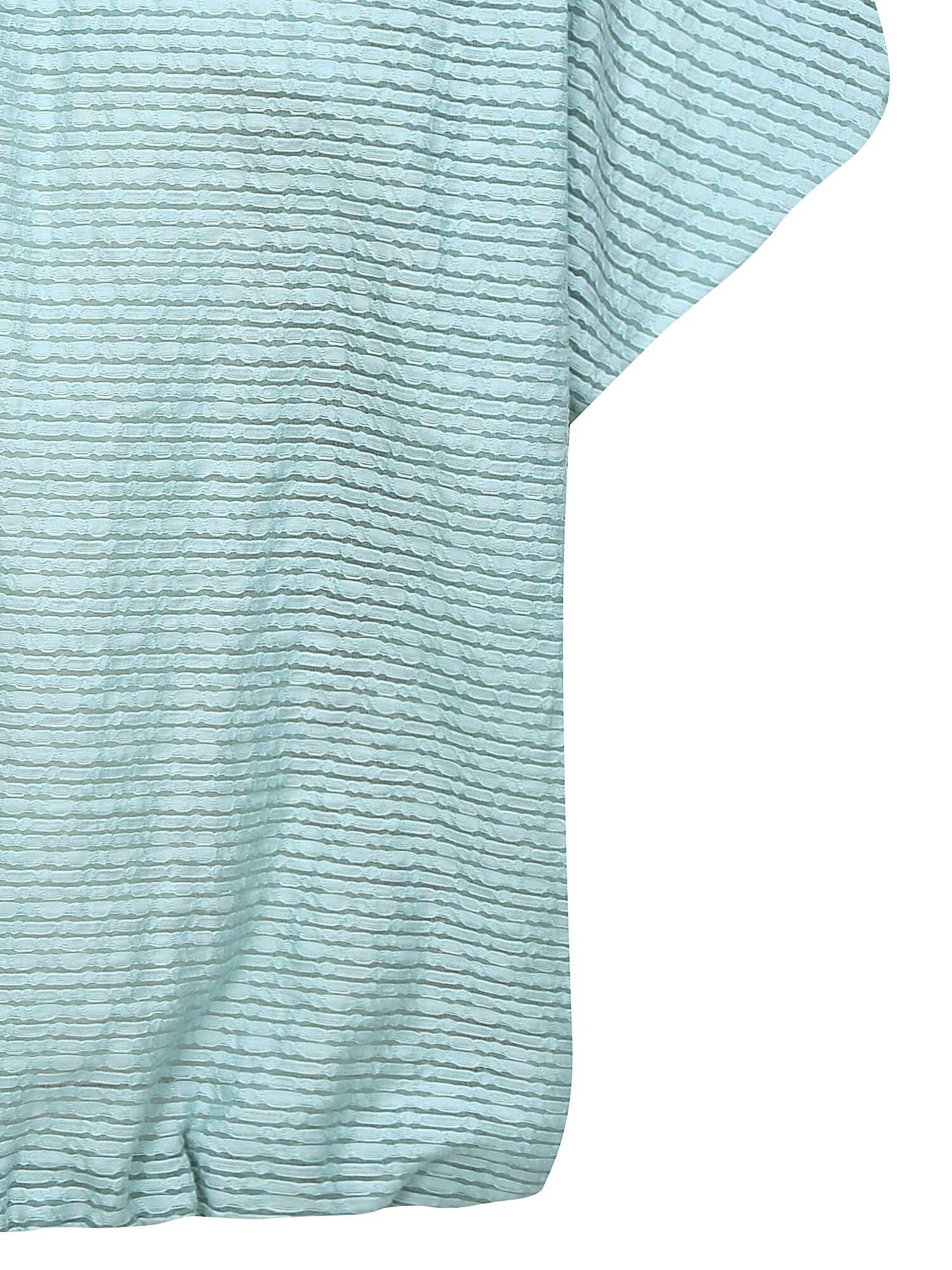 텍스쳐 볼륨 슬리브 블라우스 (MINT)