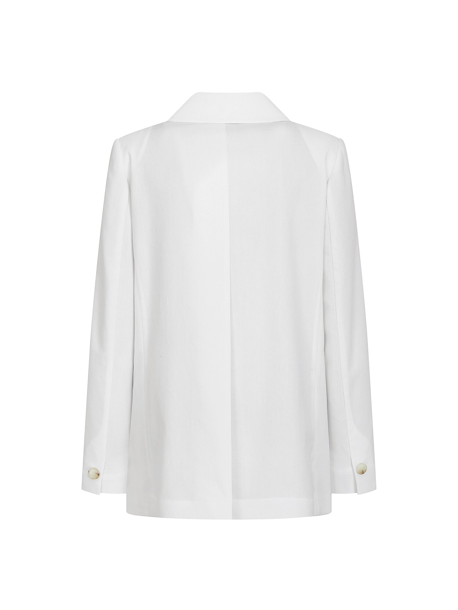 린넨 아웃 포켓 싱글 재킷 (WHITE)