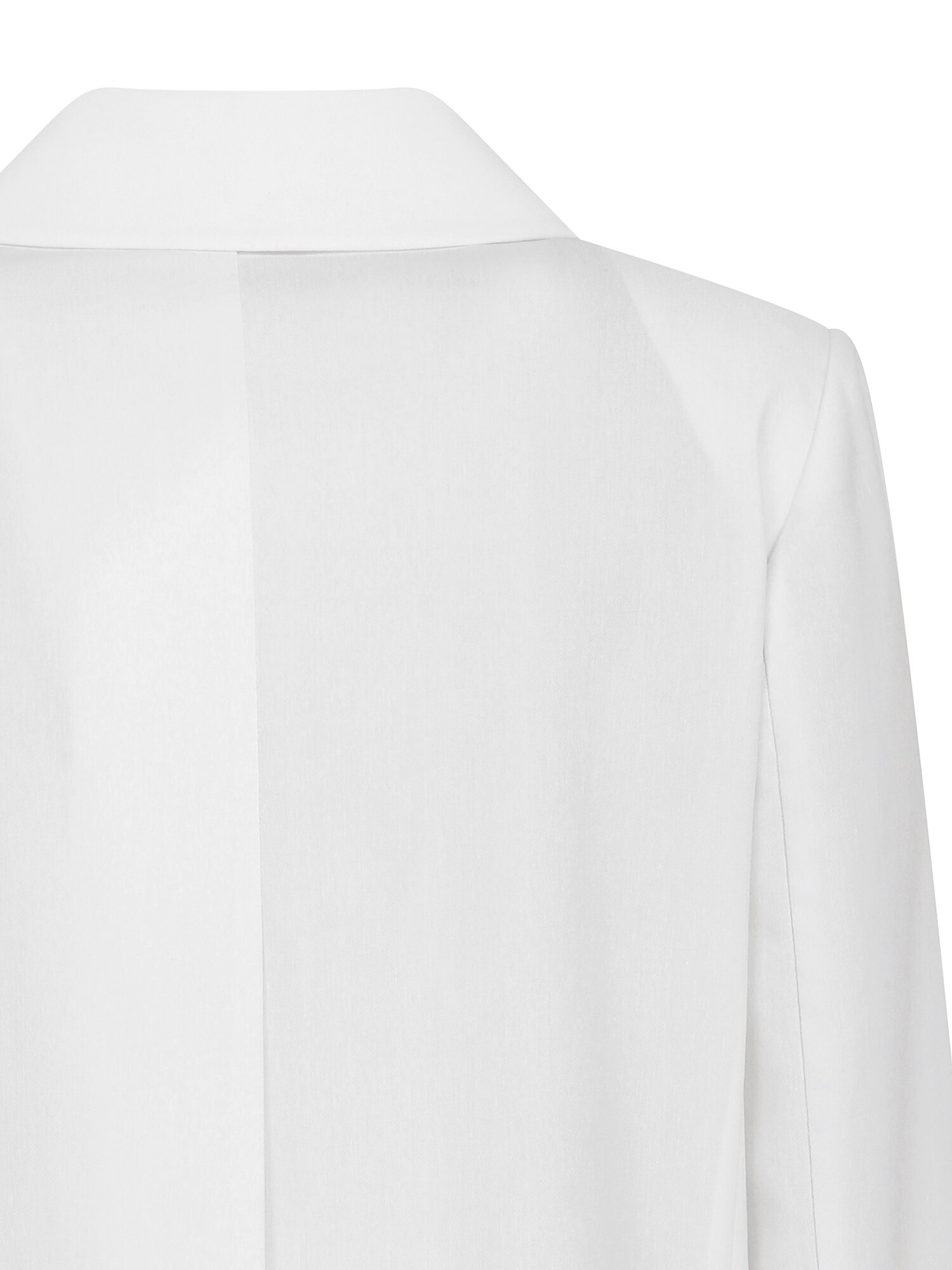 린넨 아웃 포켓 싱글 재킷 (WHITE)