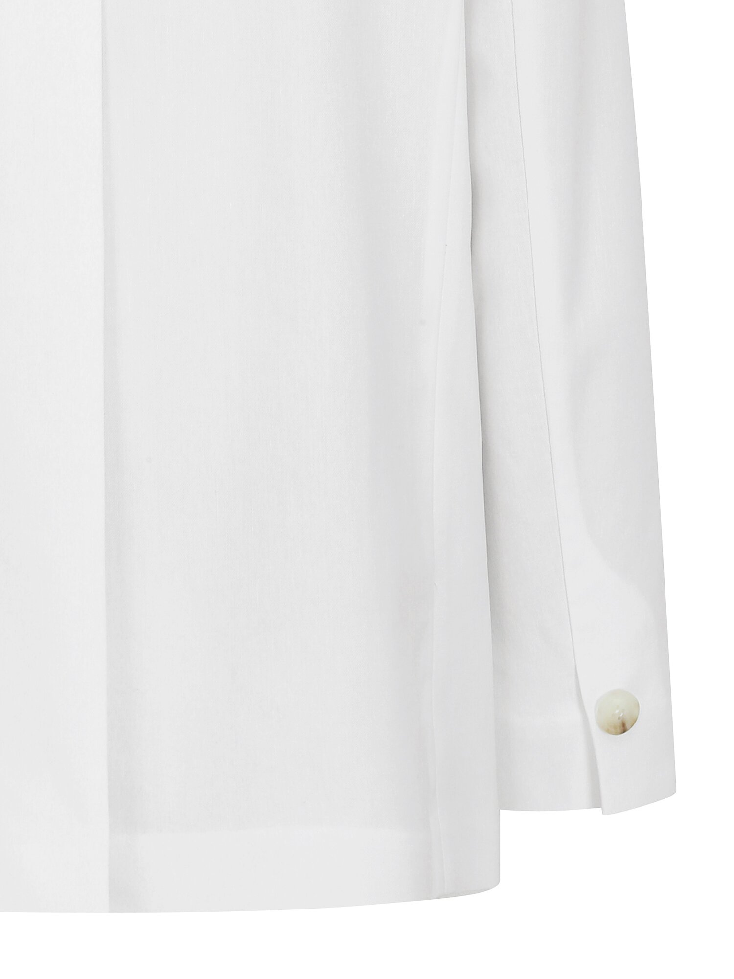 린넨 아웃 포켓 싱글 재킷 (WHITE)
