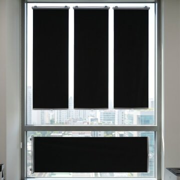 HICKIES 초간단 롤스크린 암막 블라인드 무타공 창문 햇빛가리개 A2M