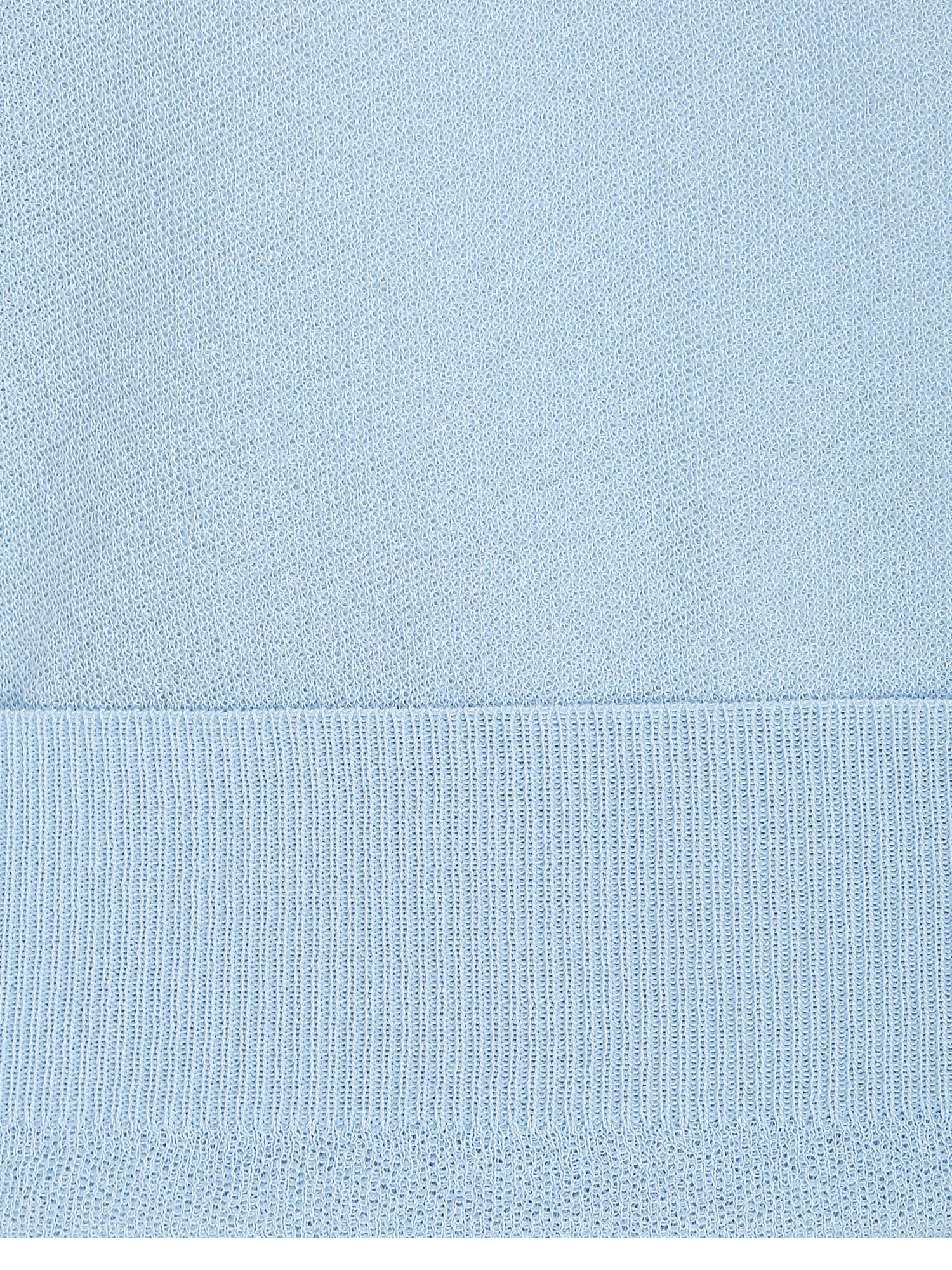 배색 칼라 브이넥 풀오버 니트 (LIGHT BLUE)