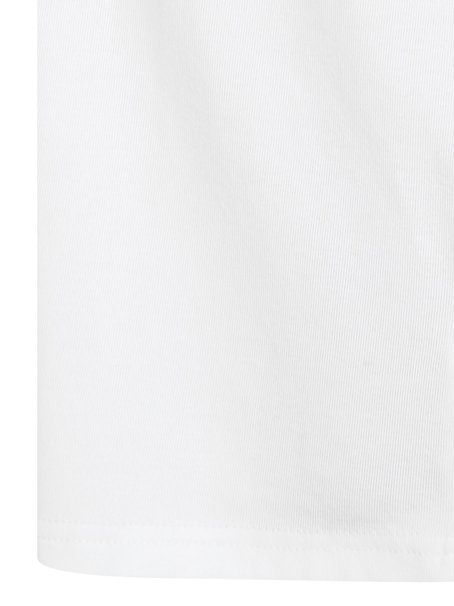스판 레터링 자수 티셔츠 (WHITE)