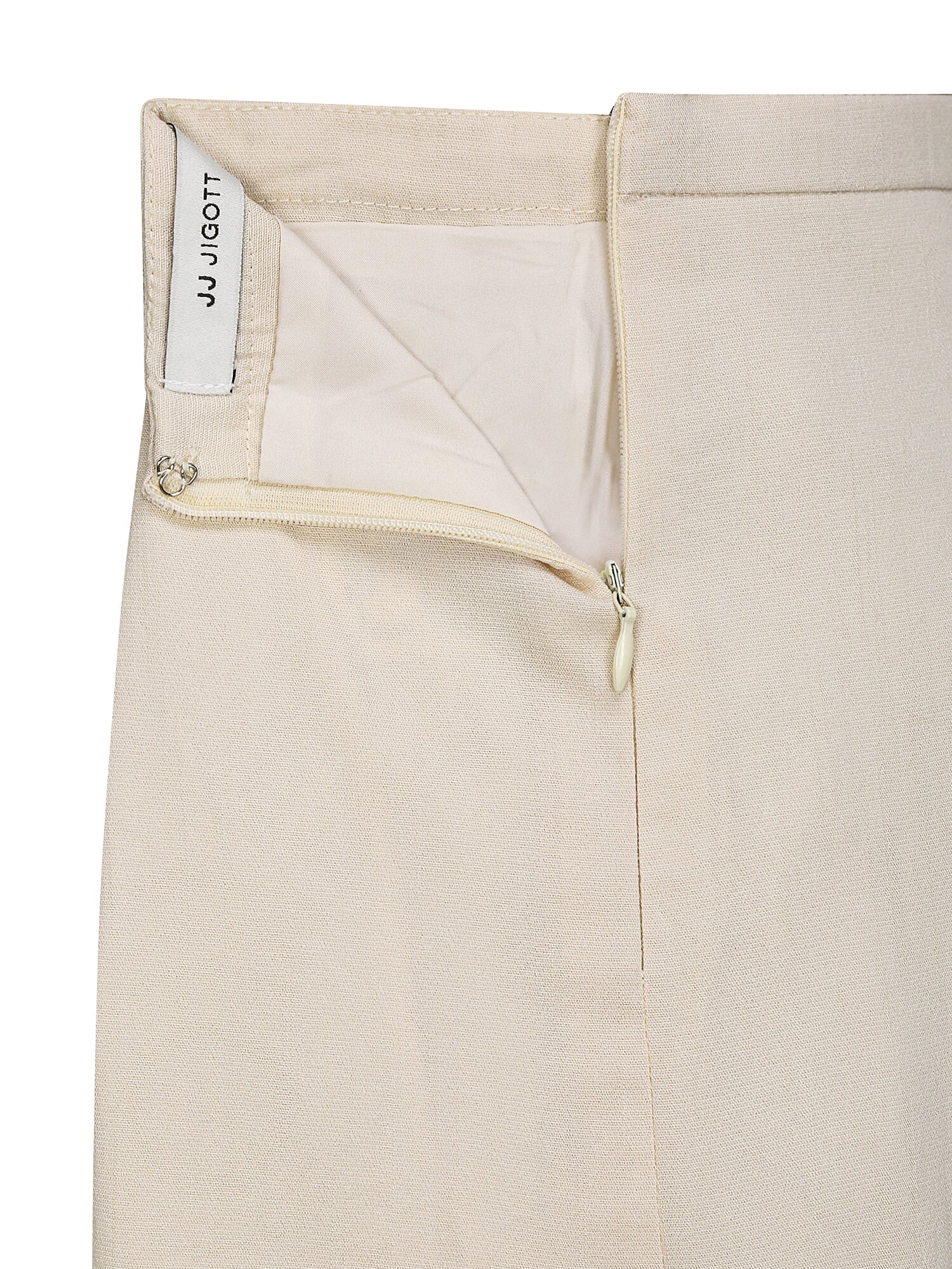 벨트 장식 랩 A라인 스커트 (BEIGE)