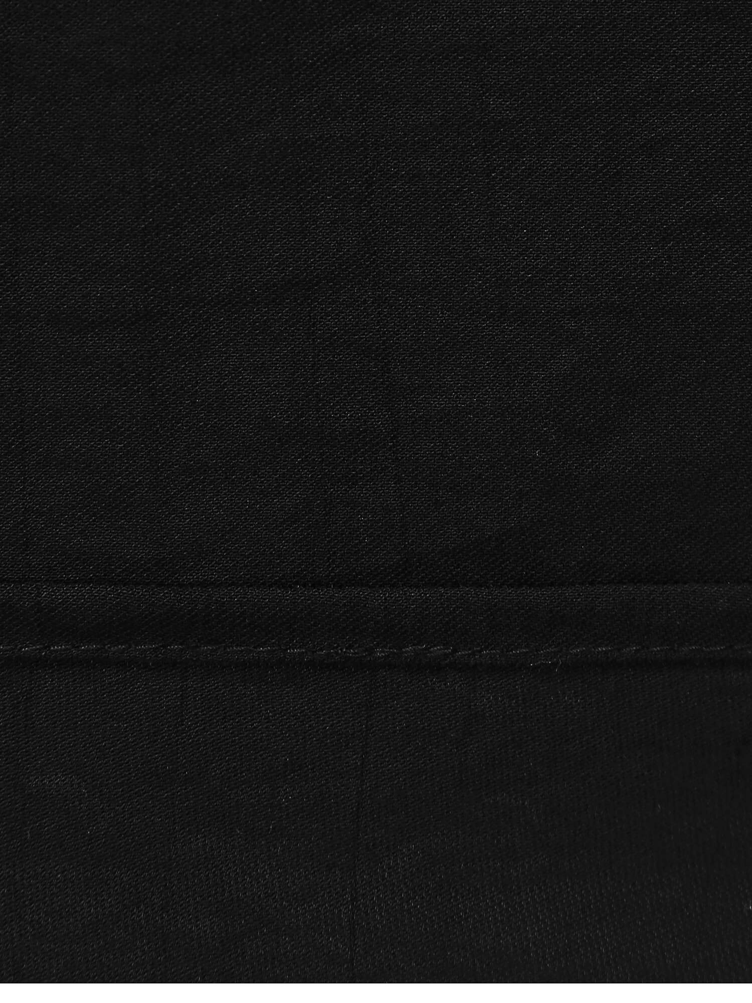 링클 백 리본 카울넥 블라우스 (BLACK)
