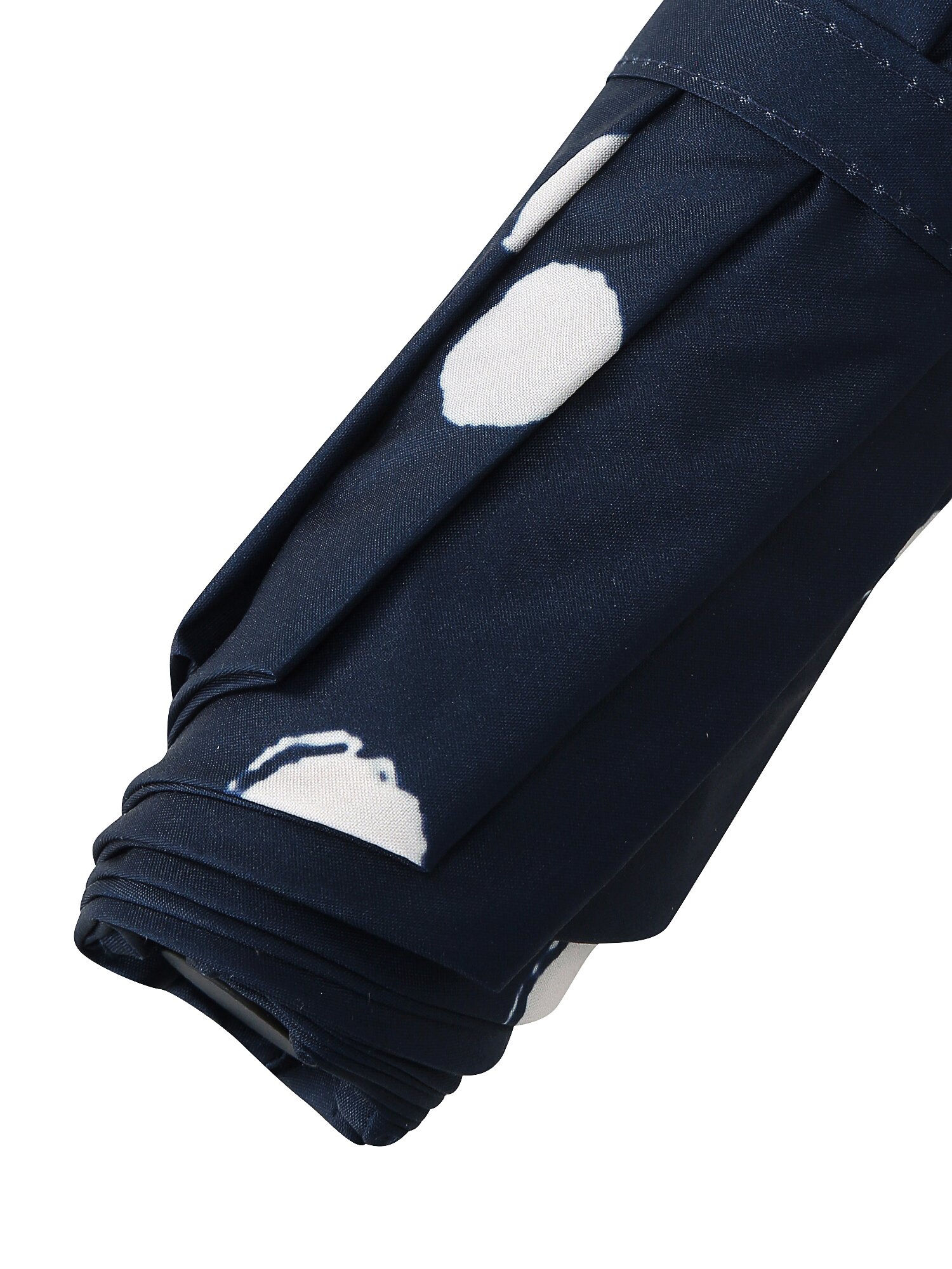 배색 도트 로고 3단 양우산 (PRINT NAVY)