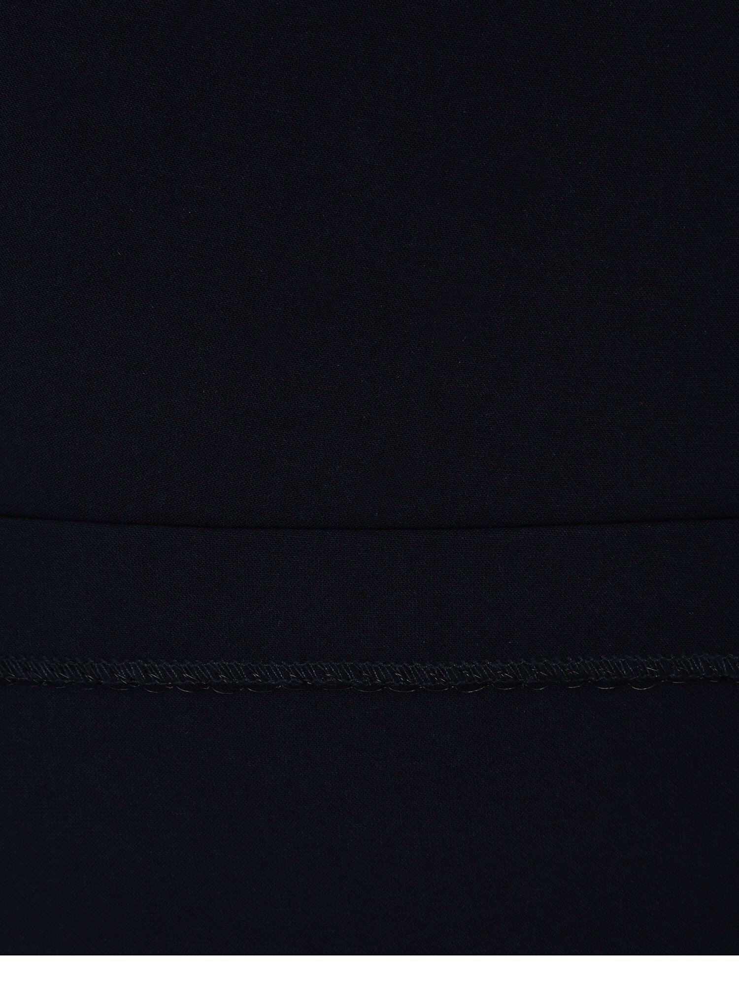 셔츠 배색 플레어 미니 원피스 (NAVY)