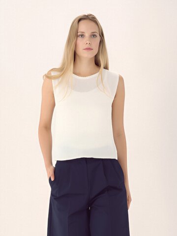 Natural Flow Linen Knit _Oatmeal
