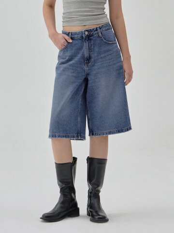 DENIM CLASSIC BERMUDA PANTS BLUE S6