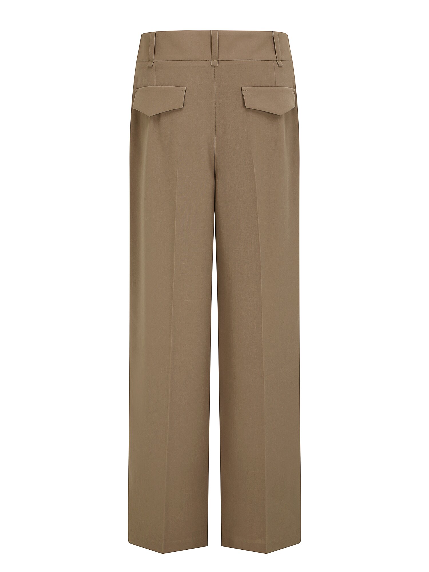 미니멀 원턱 와이드 팬츠 (LIGHT BROWN)