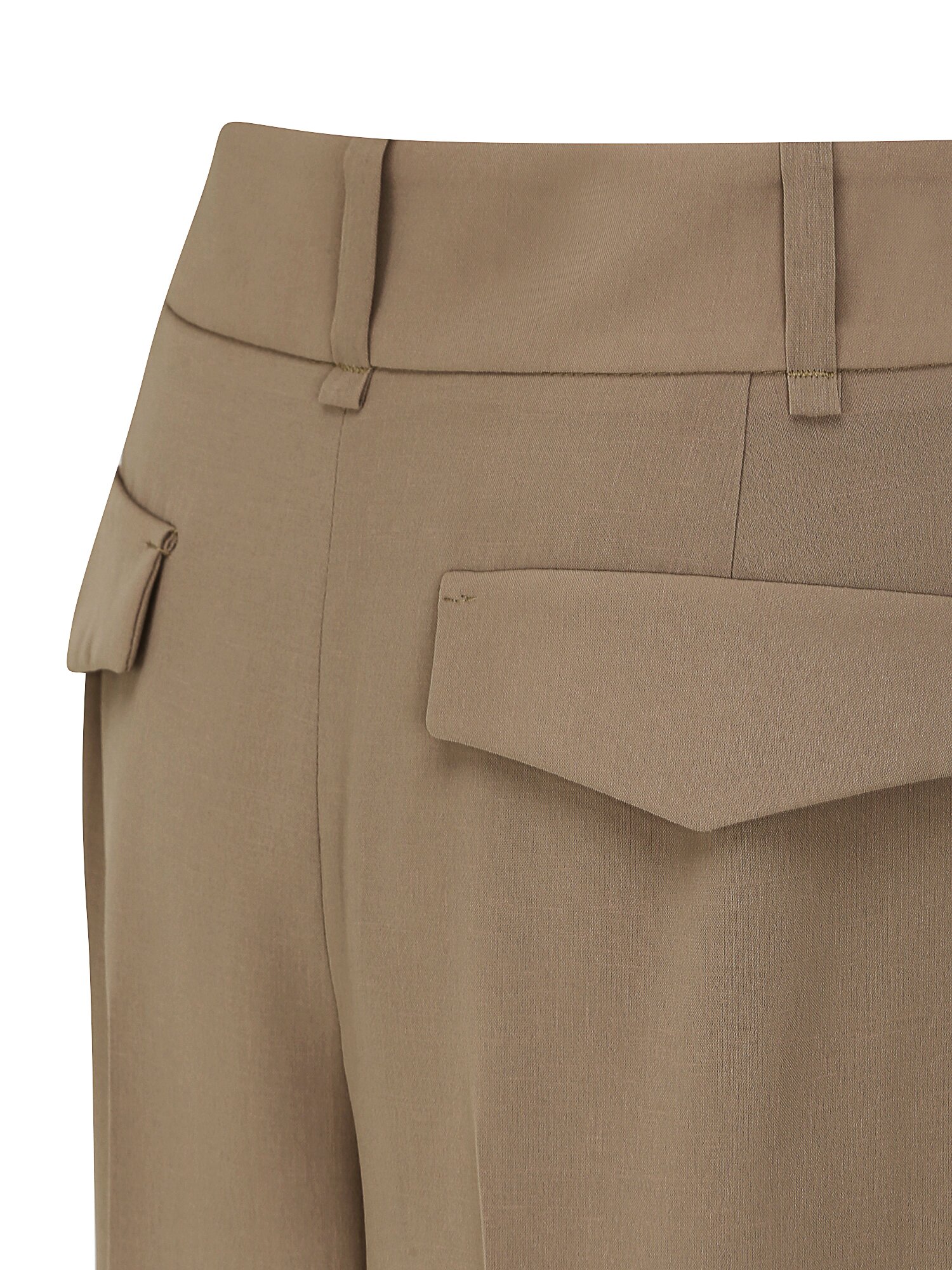 미니멀 원턱 와이드 팬츠 (LIGHT BROWN)