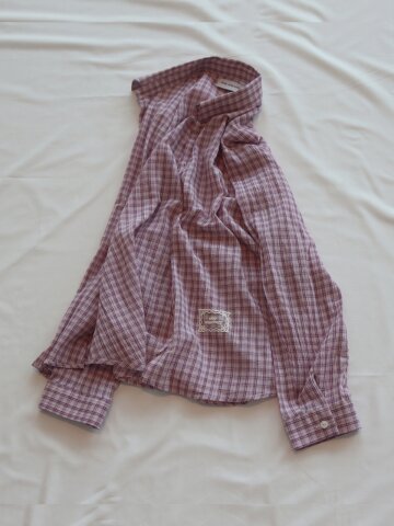SOFT HAZY CHECK SHIRT_PURPLE