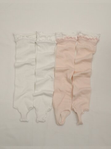 ［2PCS 1SET］MILKY WAVE LEG WARMER_PINK