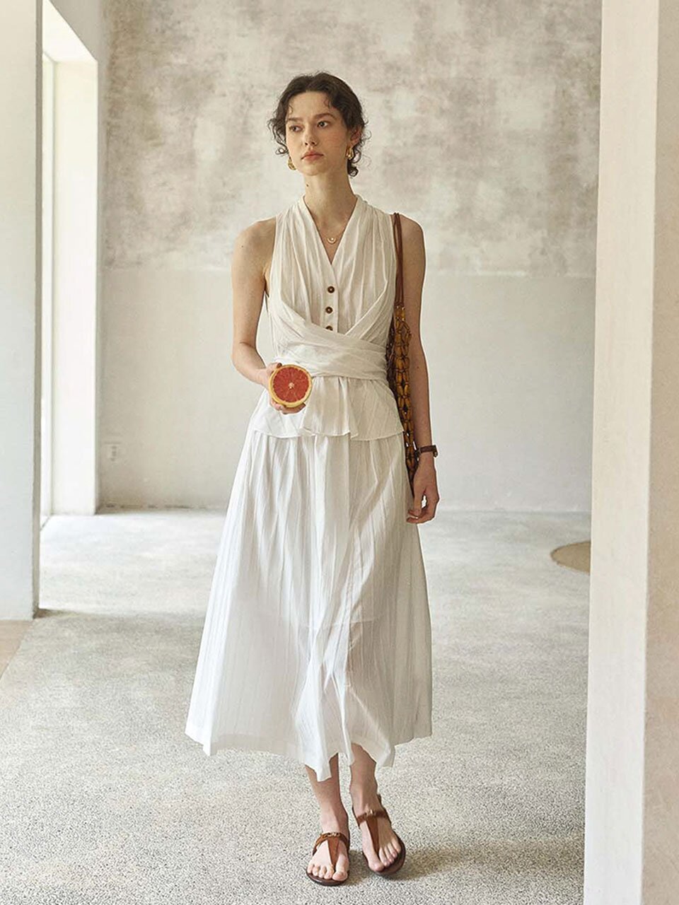 SR_Cross-strap white dress