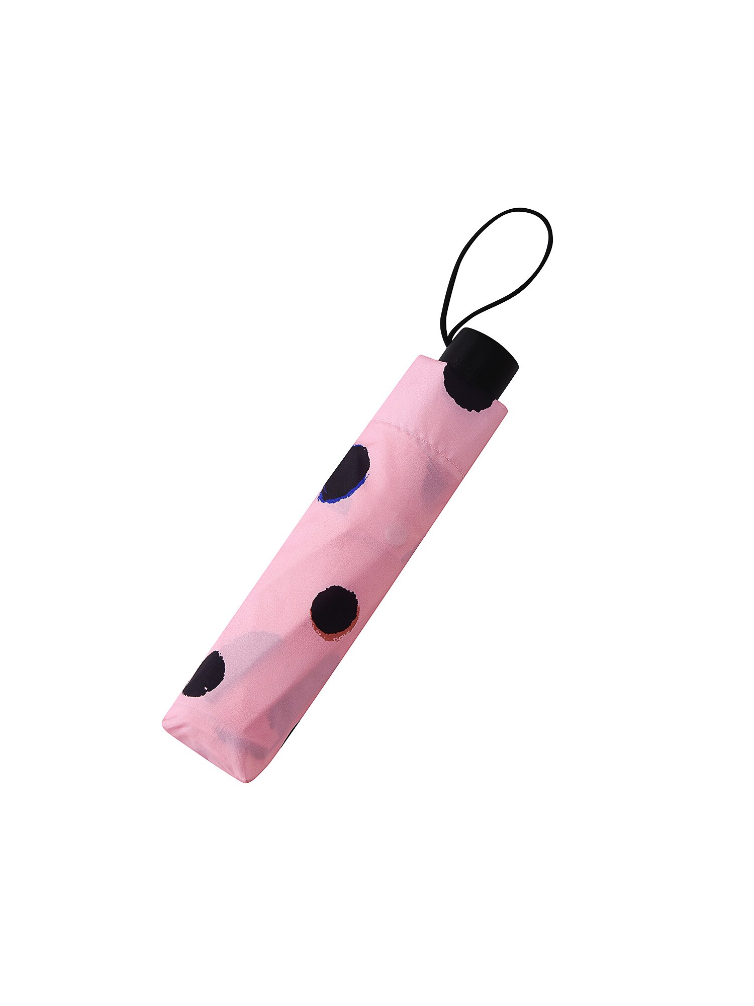 도트 로고 3단 양우산 (PINK)