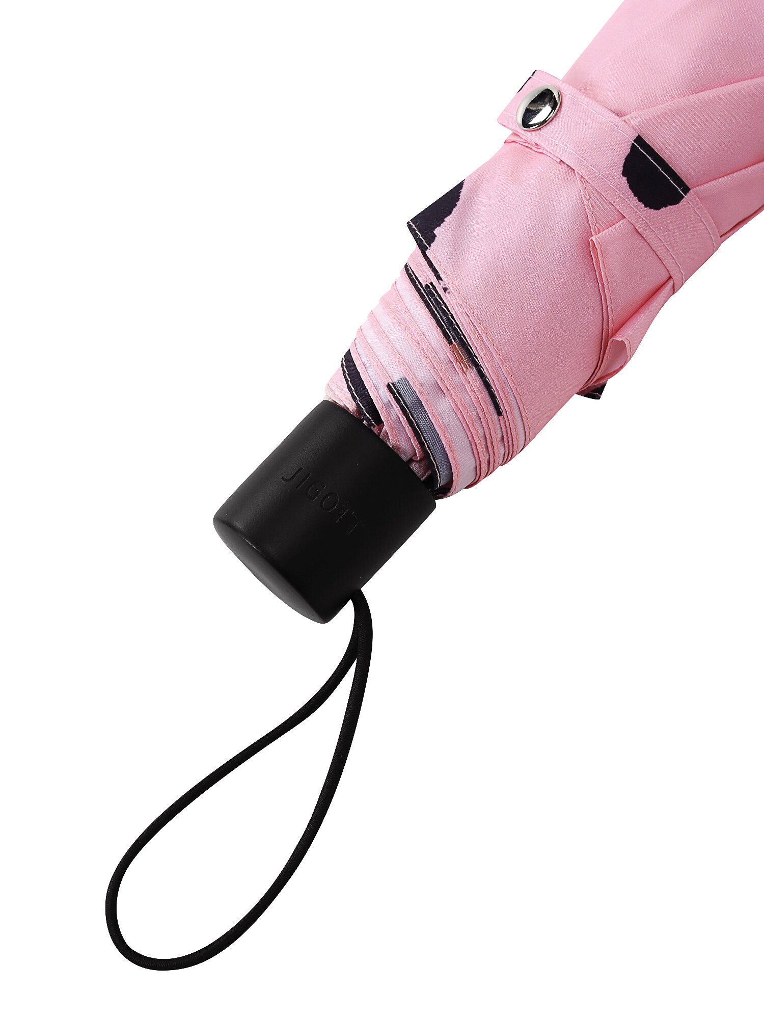 도트 로고 3단 양우산 (PINK)