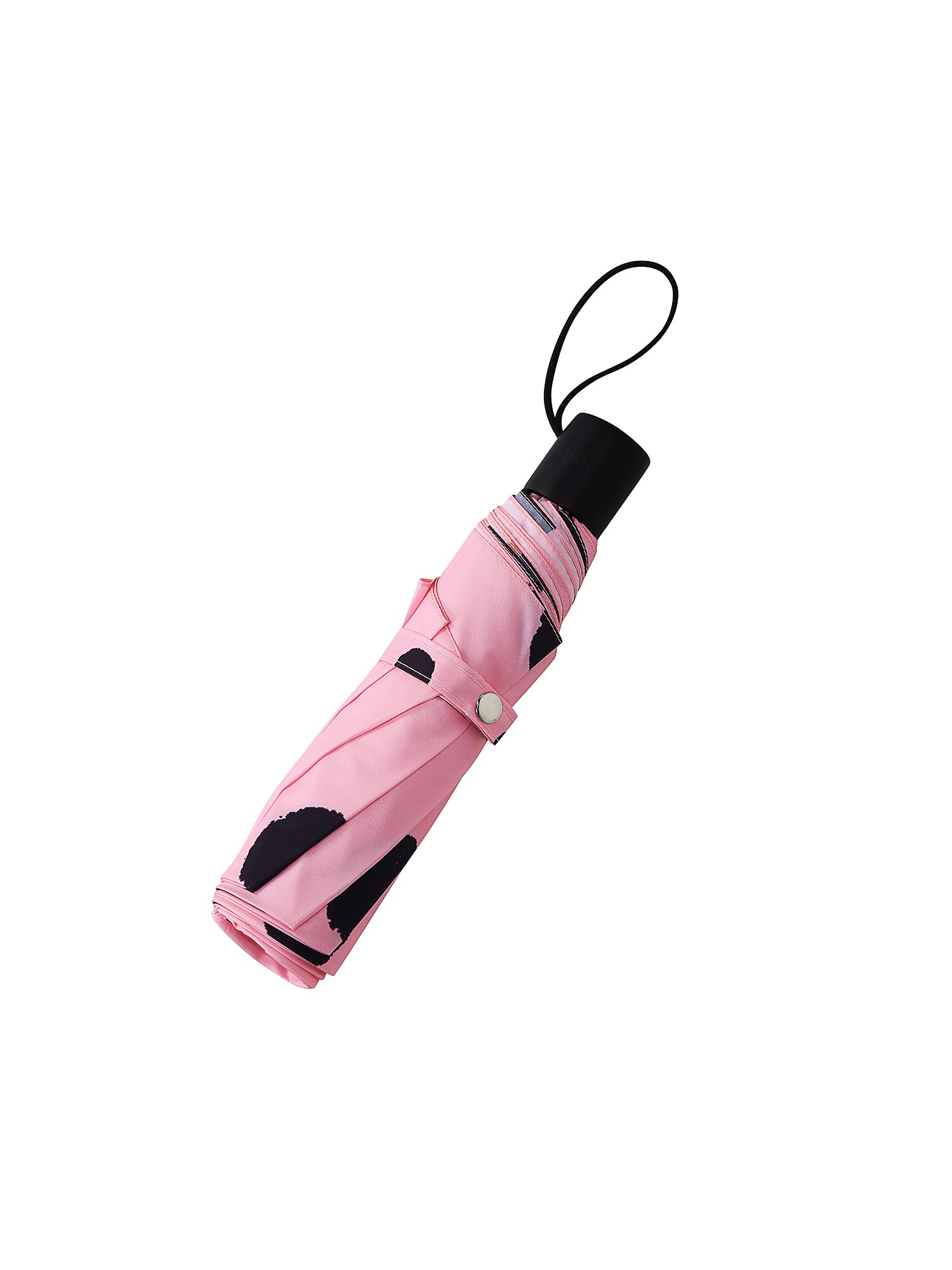 도트 로고 3단 양우산 (PINK)