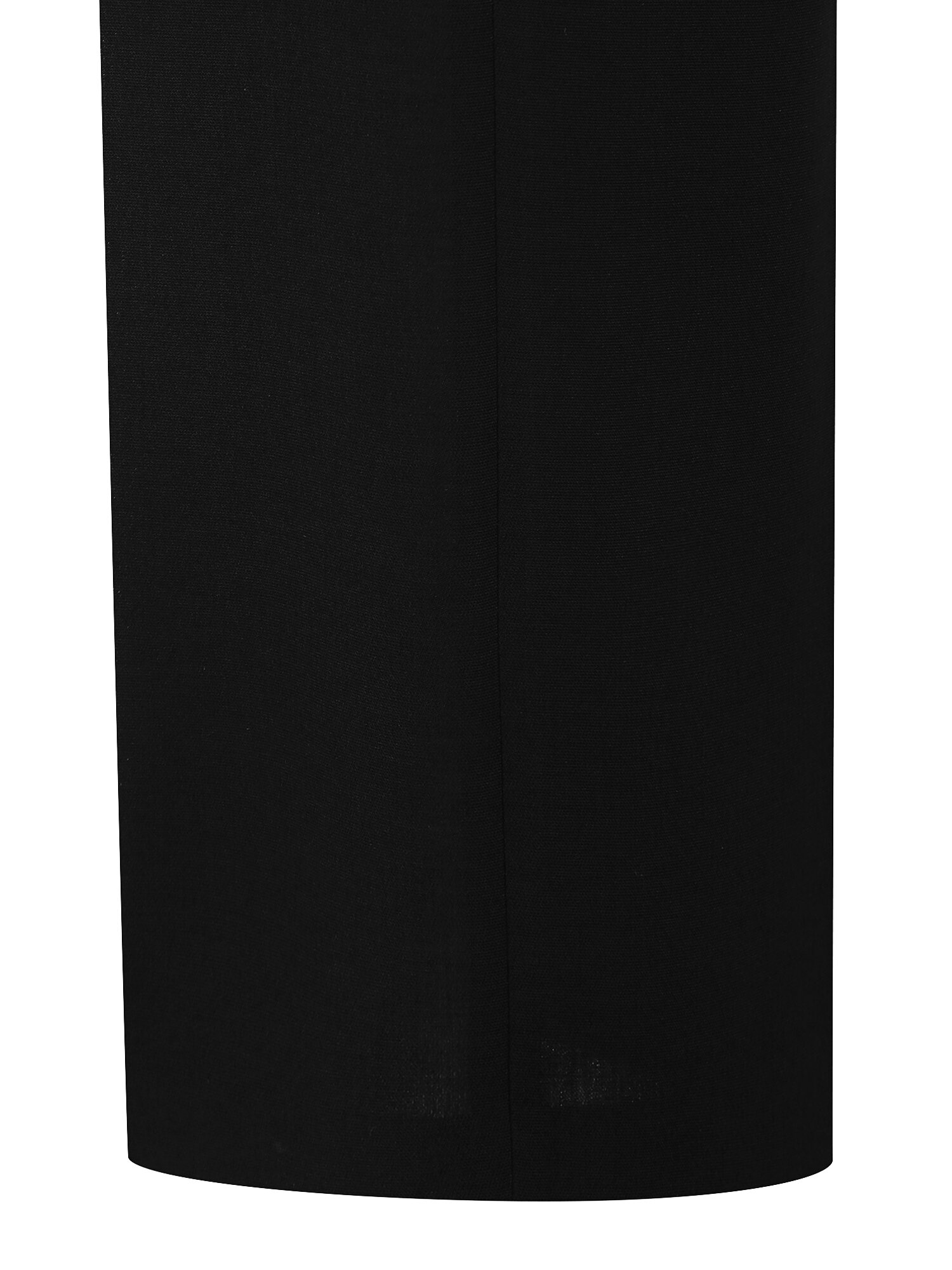 백 밴딩 세미 와이드 팬츠 (BLACK)