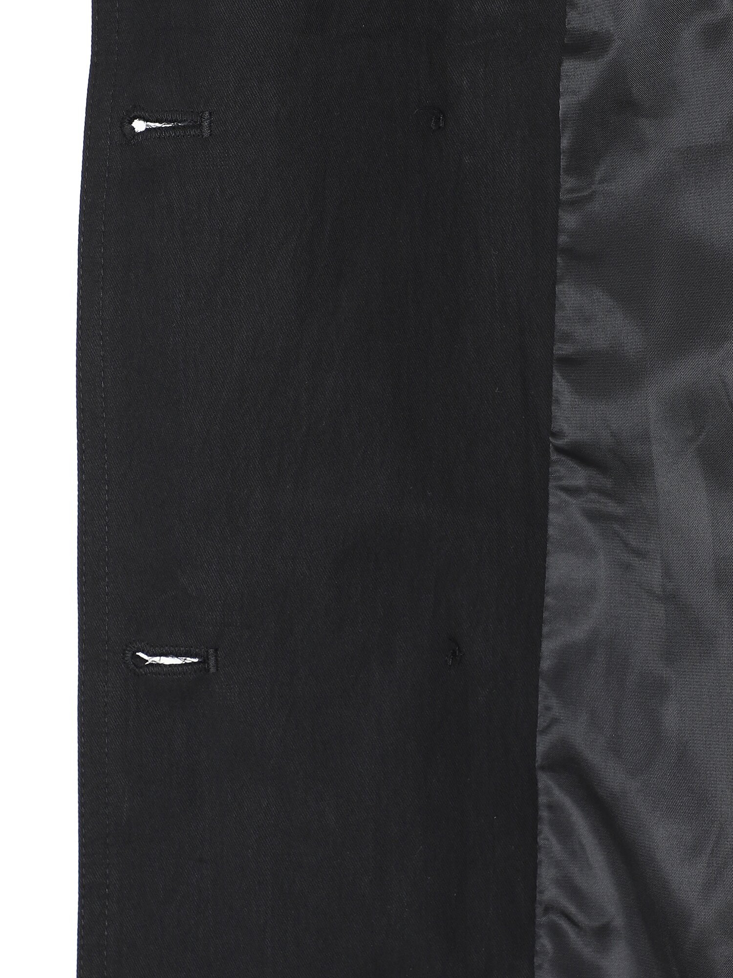 밴딩 싱글 칼라 숏 트렌치 코트 (BLACK)