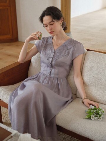 SR_Draping long dress